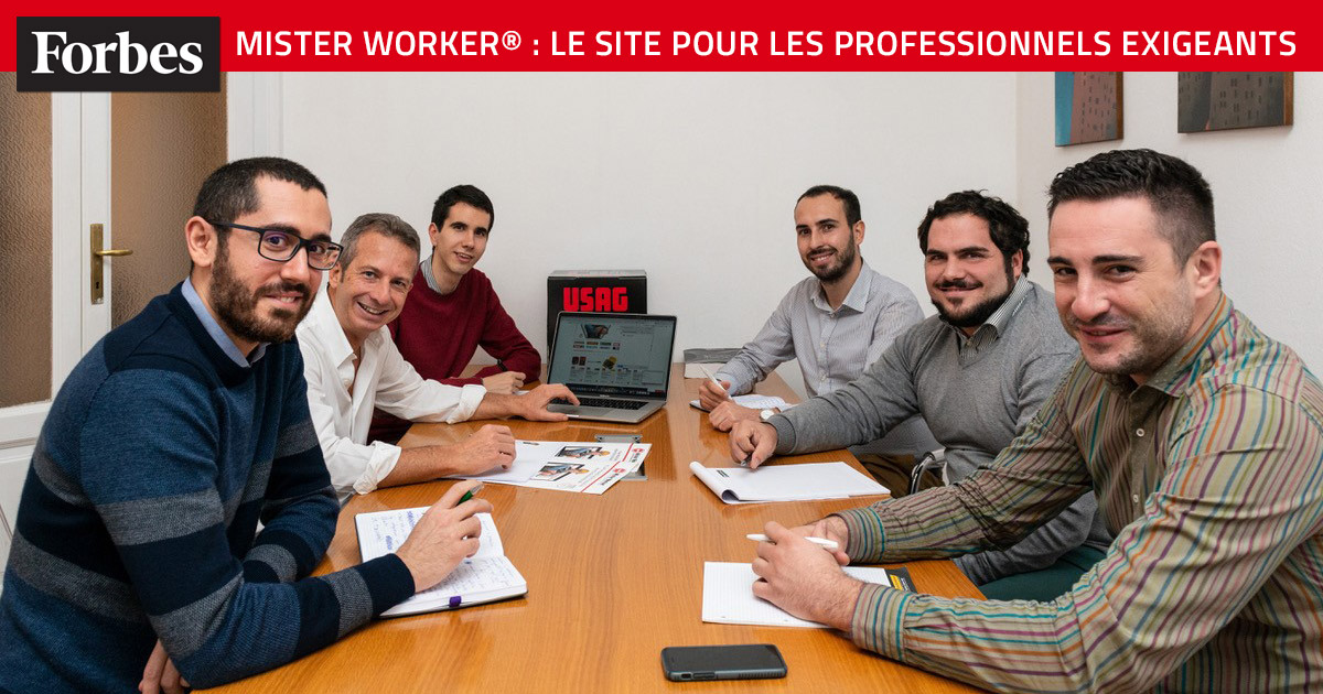 Forbes France appoints Mister Worker™ among the Best Italian Start-Ups